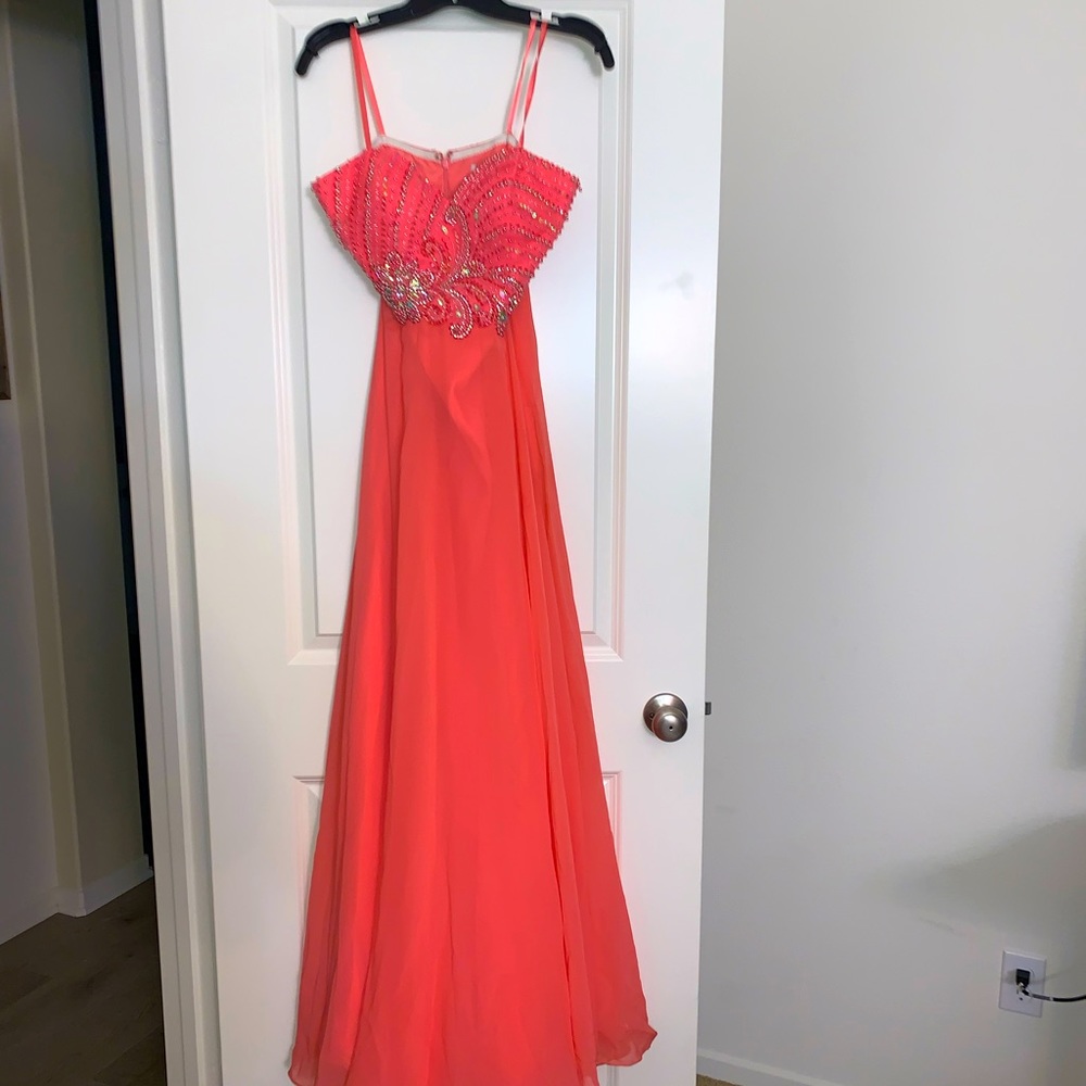 Women's cache full length dress size 2